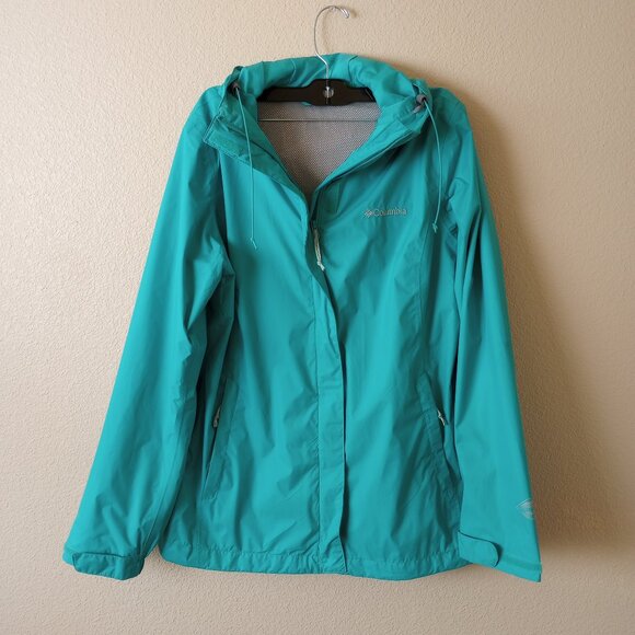 Columbia Women's Omni Tech Arcadia II Rain Jacket Minimalist Outdoor Rain Shell - Picture 1 of 8